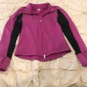 Nike jacket. Small. Magenta/orchid and black EUC